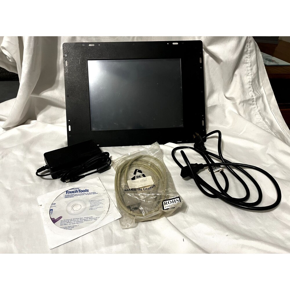 Elo 12" TFT LCD LED  Touchscreen Monitor - Black - For built in structure